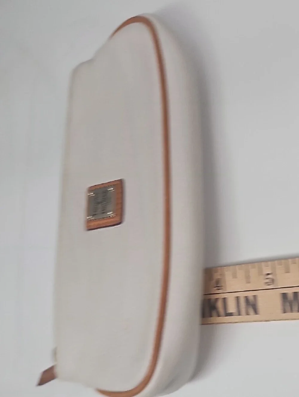 Dooney & Bourke Cream Leather Pouch